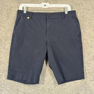 Lauren Ralph Lauren‎ Women's Casual Navy Blue Shorts Size 10 Preppy
